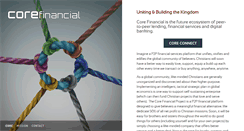 Desktop Screenshot of corefinancial.com